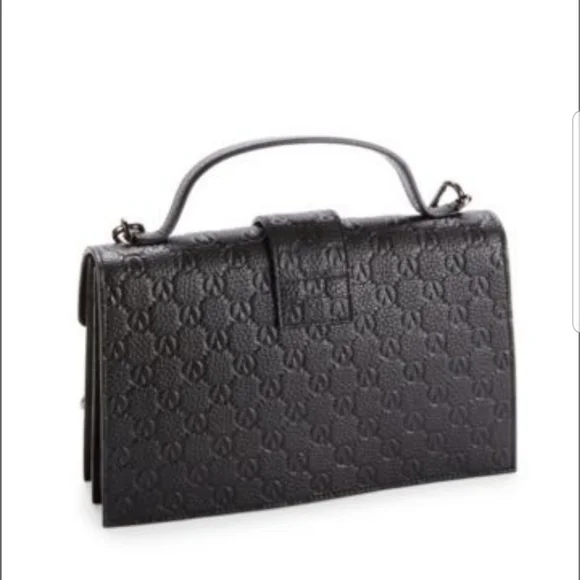 🎀VALENTINO by MARIO VALENTINO Adrienne Logo Leather crossbody bag. Color:Black⚘ - Picture 2 of 16